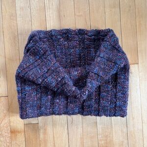 NWT GAP Wool Blend Cozy Multicolor Knit Infinity Scarf Winter Neck Guard